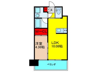 プレジオ荒本新町の物件間取画像